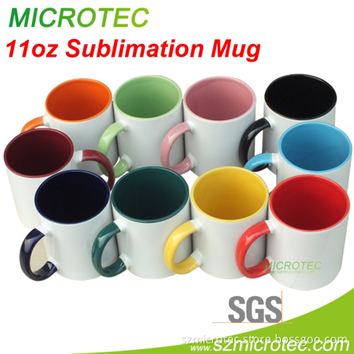 11oz Sublimation Coated Ceramic Two-Tone Color Mug (MT-B002H)